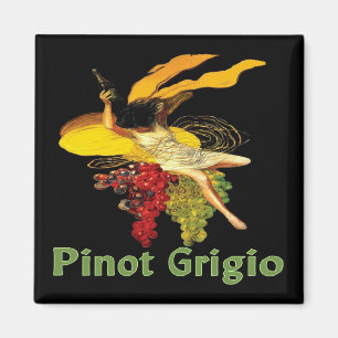 Pinot Grigio Wine Maid Magnet