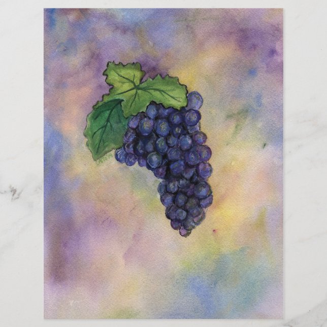 Pinot Noir Wine Grapes Flyer (Front)