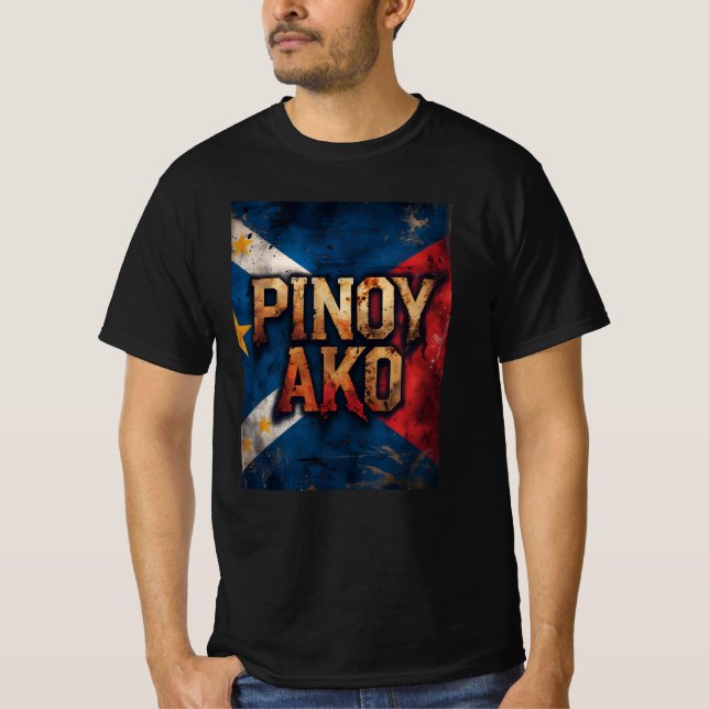 Pinoy Ako Philippines Pride T-Shirt (Front)