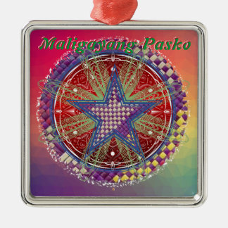 Pinoy Christmas Parol Lantern Metal Ornament