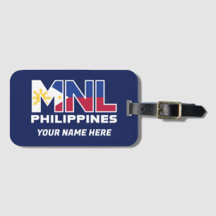 Pinoy Designs "MNL PHI" Customised Luggage Tag