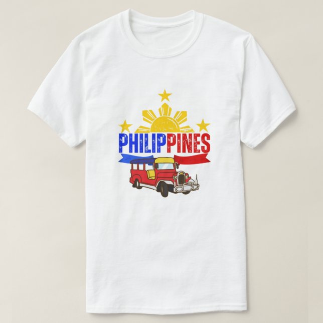 Pinoy Designs "Philippines" T-Shirt (Design Front)
