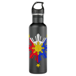 Pinoy Filipino Philippine Flag Sun.png 710 Ml Water Bottle