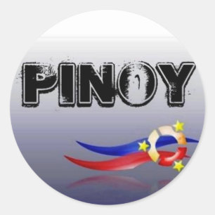Pinoy, Filipino, Philippines Classic Round Sticker