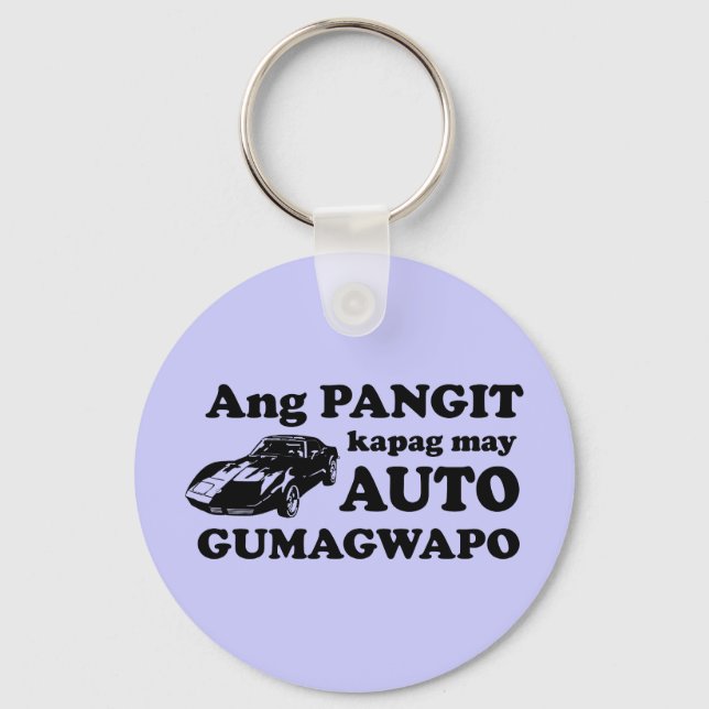 Pinoy Humour: Ang Auto at ang Gwapo Key Ring (Front)