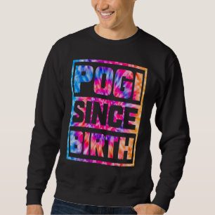 Pinoy Pogi Since Birth Filipino Tie Dye Boys Men Sweatshirt