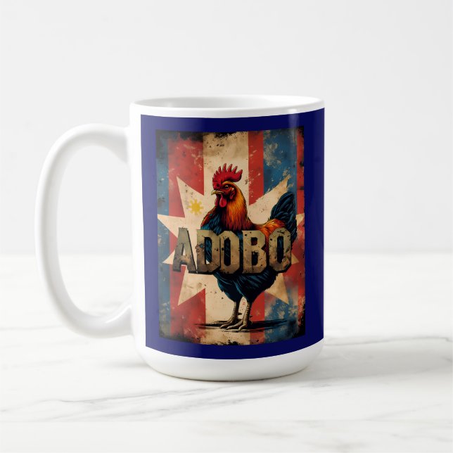 Pinoy Pride Chicken Adobo Coffee Mug (Left)