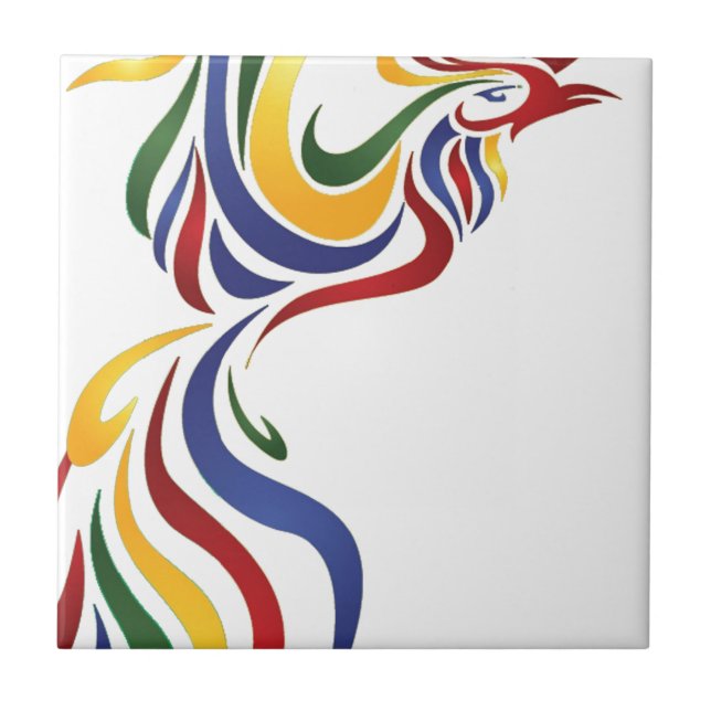 Pinoy Sari Manok Ceramic Tile (Front)