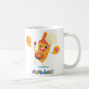 Pinpin carrot and its carrotte cake coffee mug