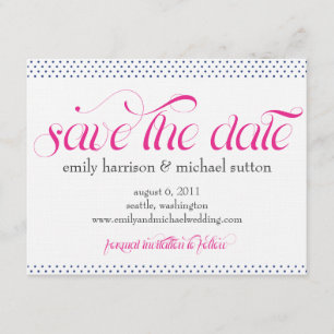 Pinpoint Polka Dots Save the Date