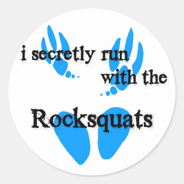 PinRocksquats Classic Round Sticker (Front)