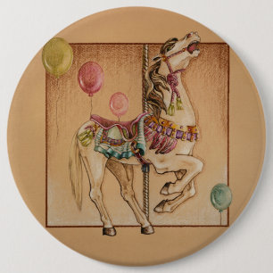 Pins, Buttons - Happy Horse Carousel