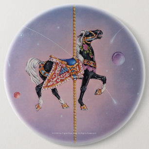 Pins, Buttons - Petaluma Carousel Horse 2