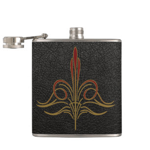 Pinstripe Hip Flask