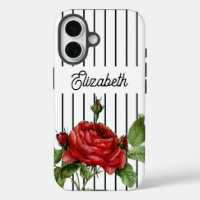 Pinstripe Red Rose Name