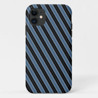 Pinstripes blue black white diagonal stripes