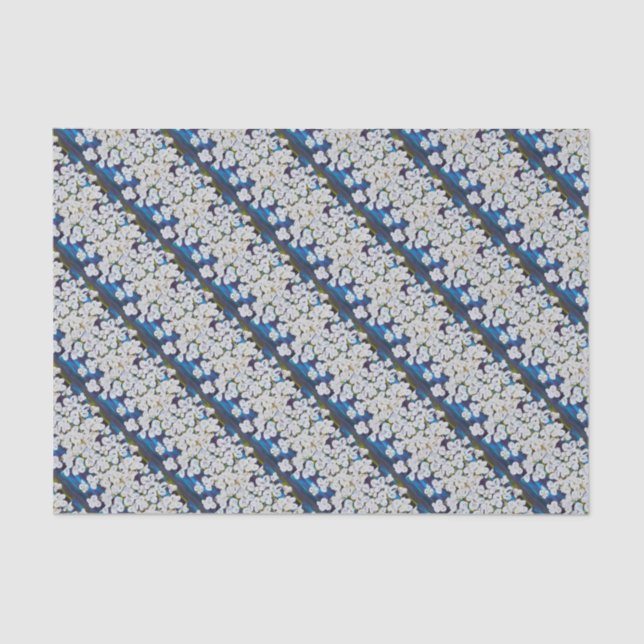 Pinstripes Diagonal Tissue Paper (Front)