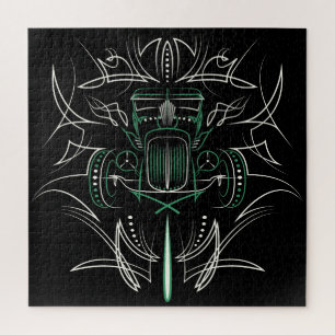 Pinstriping Hot Rod Jigsaw Puzzle