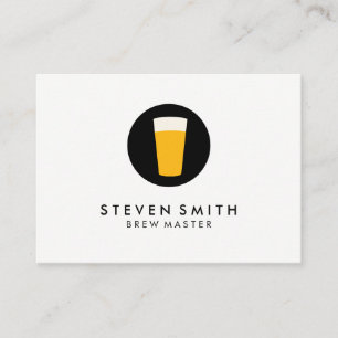 Pint of Beer Logo Business Card