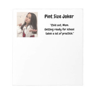 Pint Size Joker: School Practice Notepad