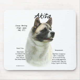Pinto Akita History  Mouse Pad