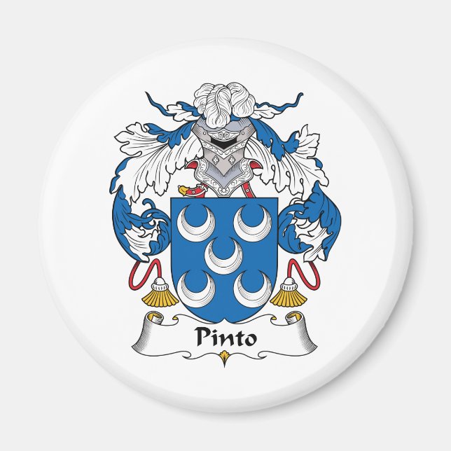 Pinto Family Crest Magnet (Front)