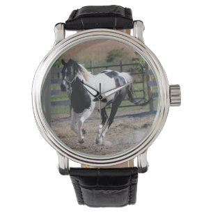 Pinto Paint Horse Watch
