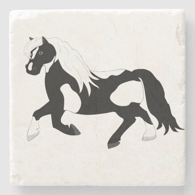 Pinto Pony Stone Coaster (Front)
