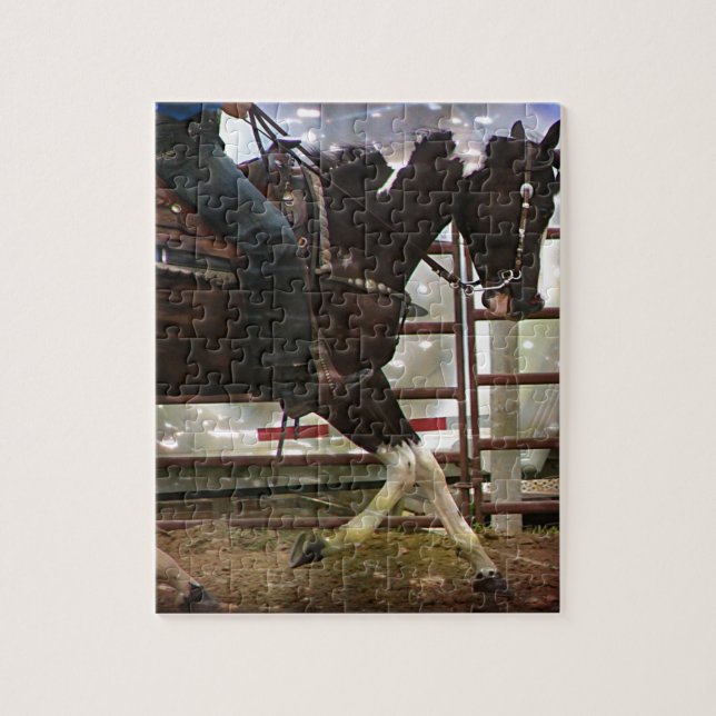 Pinto Western Jigsaw Puzzle (Vertical)