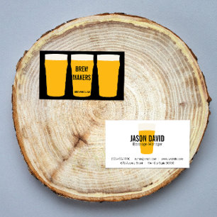 Pints of Beer 2   Traditional Business Card