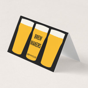 Pints of Beer   Restaurant Business Card