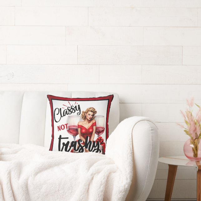 Pinup_Classy not Trashy Cushion (Couch)