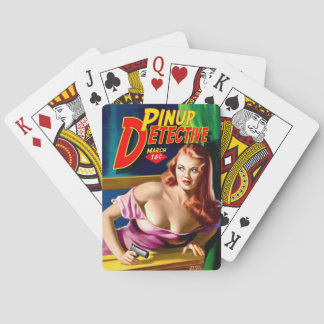 Pinup Detective Pulp Noir Playing Cards