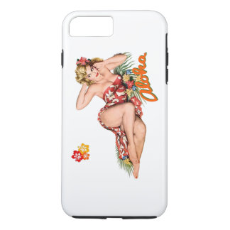 Pinup Girl Pretty, Sexy Island Blonde iPhone 8 Plus/7 Plus Case