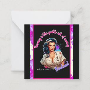 Pinup_ Nurse Badass Card