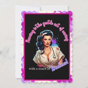 Pinup_ Nurse Badass Thank You Card