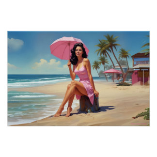 Pinup Paradise Poster