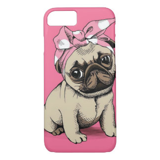 Pinup Pug Dog iPhone 7 case