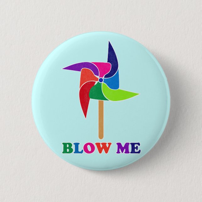 PinWheel 6 Cm Round Badge (Front)