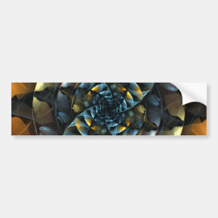 Pinwheel Abstract Art Bumper Sticker