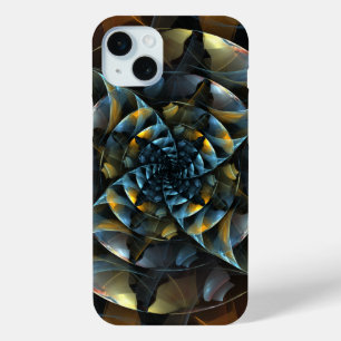 Pinwheel Abstract Art iPhone 15 Mini Case