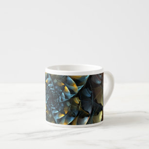 Pinwheel Abstract Art Espresso Mug
