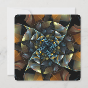 Pinwheel Abstract Art Invitation