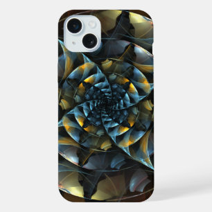 Pinwheel Abstract Art iPhone 15 Plus Case