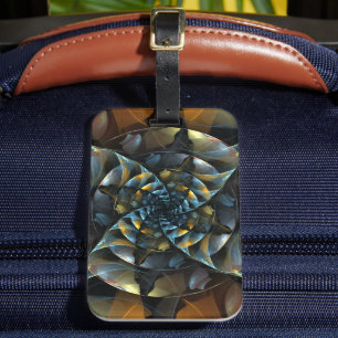 Pinwheel Abstract Art Luggage Tag