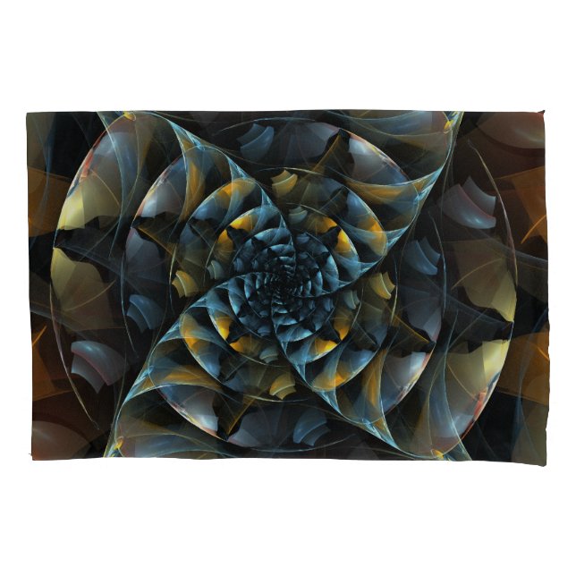 Pinwheel Abstract Art Pillowcase (Front)
