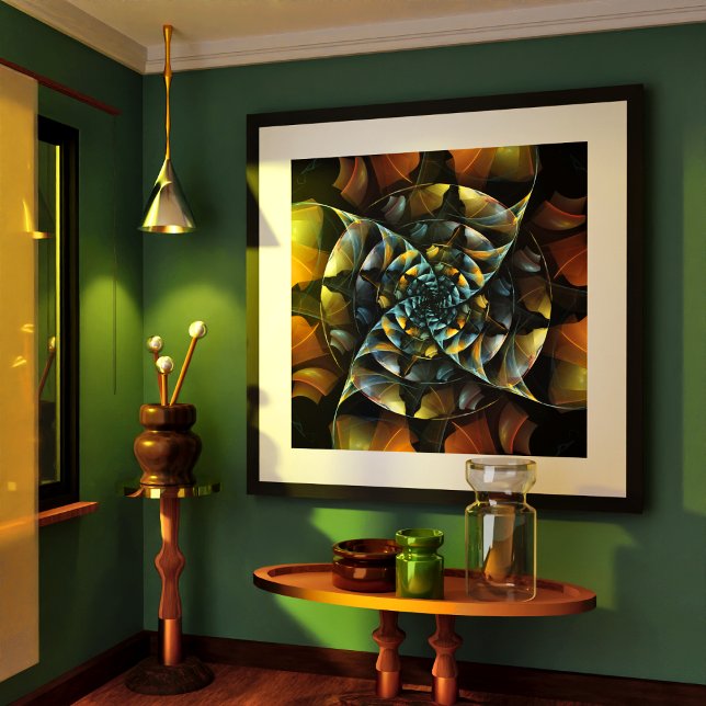 Pinwheel Abstract Art Print (Pinwheel Abstract Art Poster)