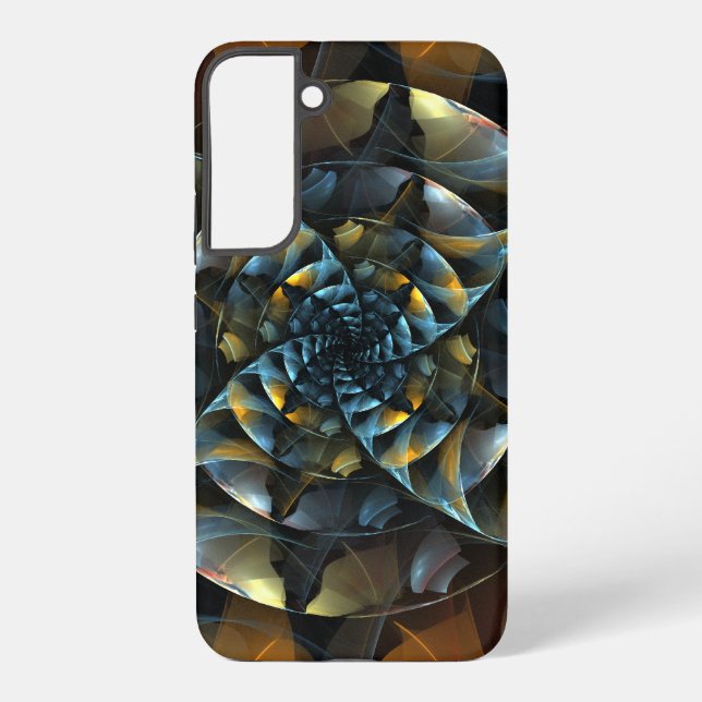 Pinwheel Abstract Art Samsung Galaxy S22+ Case (Back)