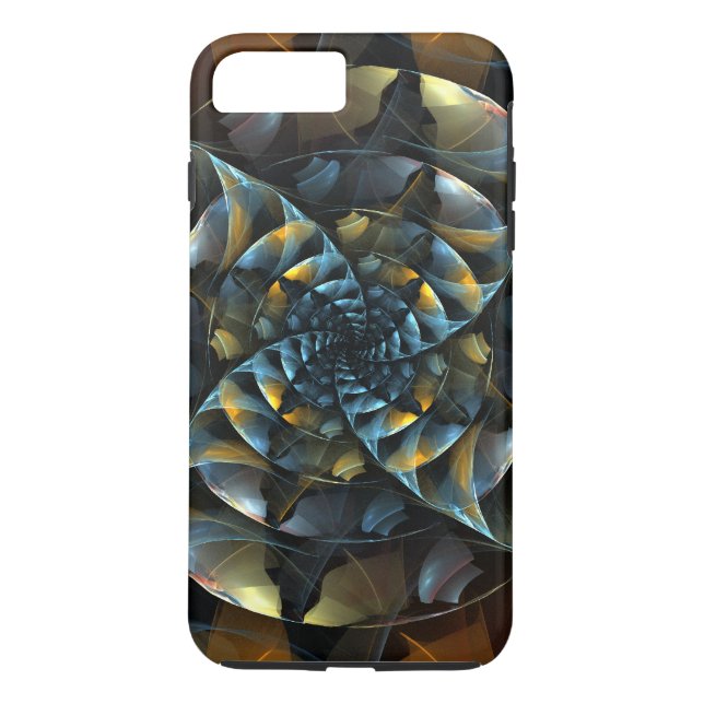 Pinwheel Abstract Art Tough Case-Mate iPhone Case (Back)