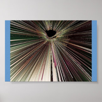 Pinwheel Black Hole  Poster